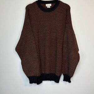 Vintage Mr. Sid 100% Alpaca Crewneck Sweater L